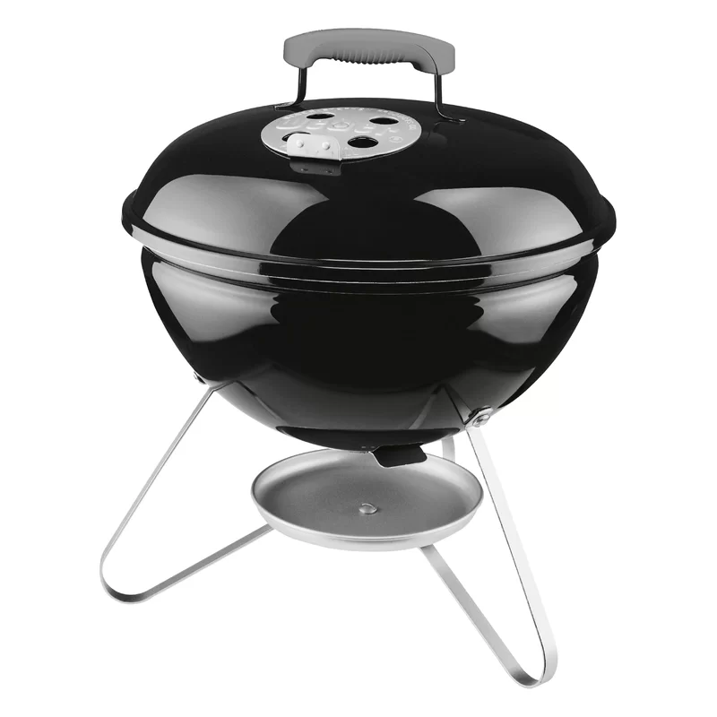 Weber 10020 Smokey Joe Portable Charcoal Grill in Black