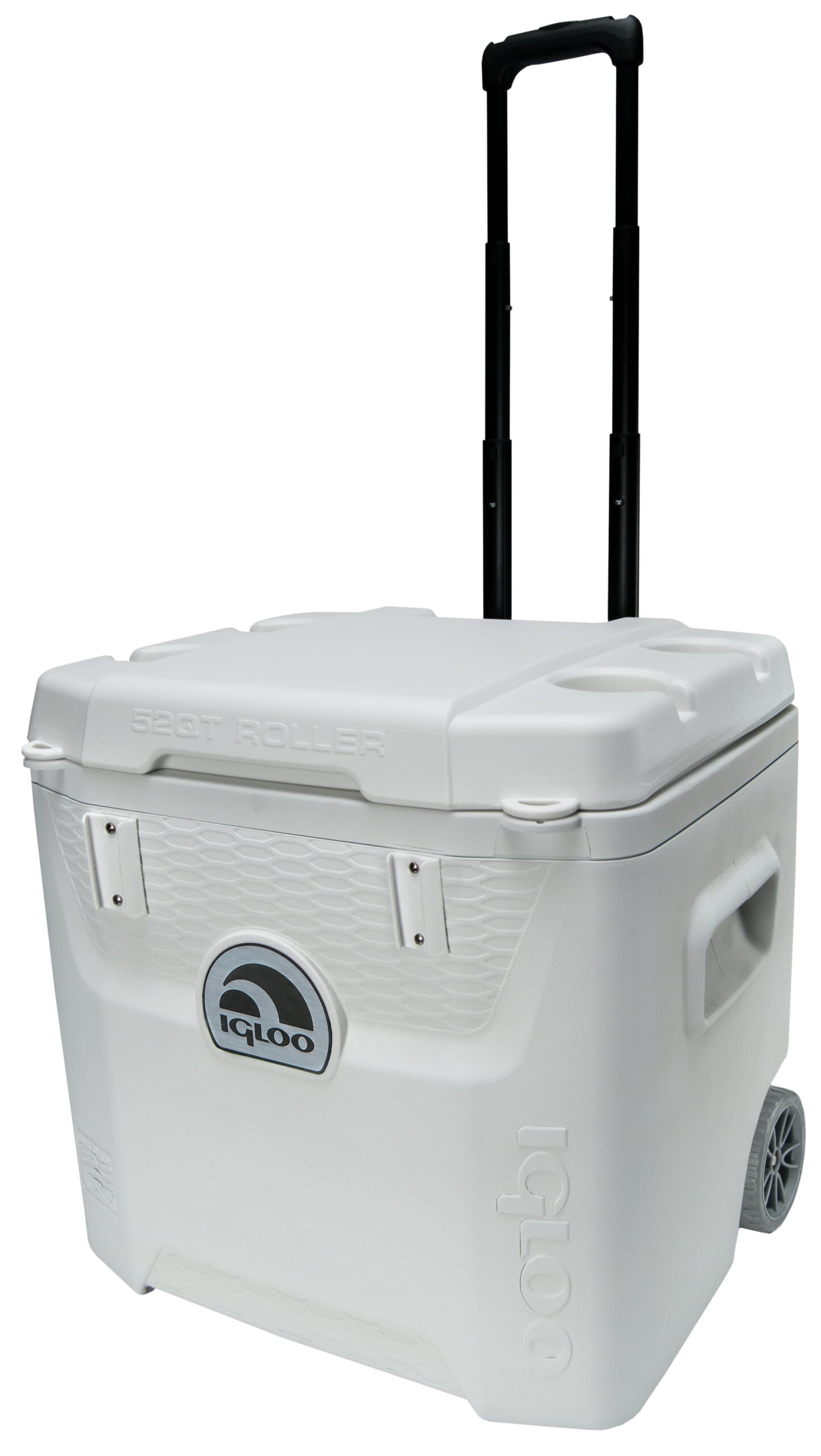 Igloo 52 Qt 5-Day Marine Ice Chest Cooler with Wheels. White