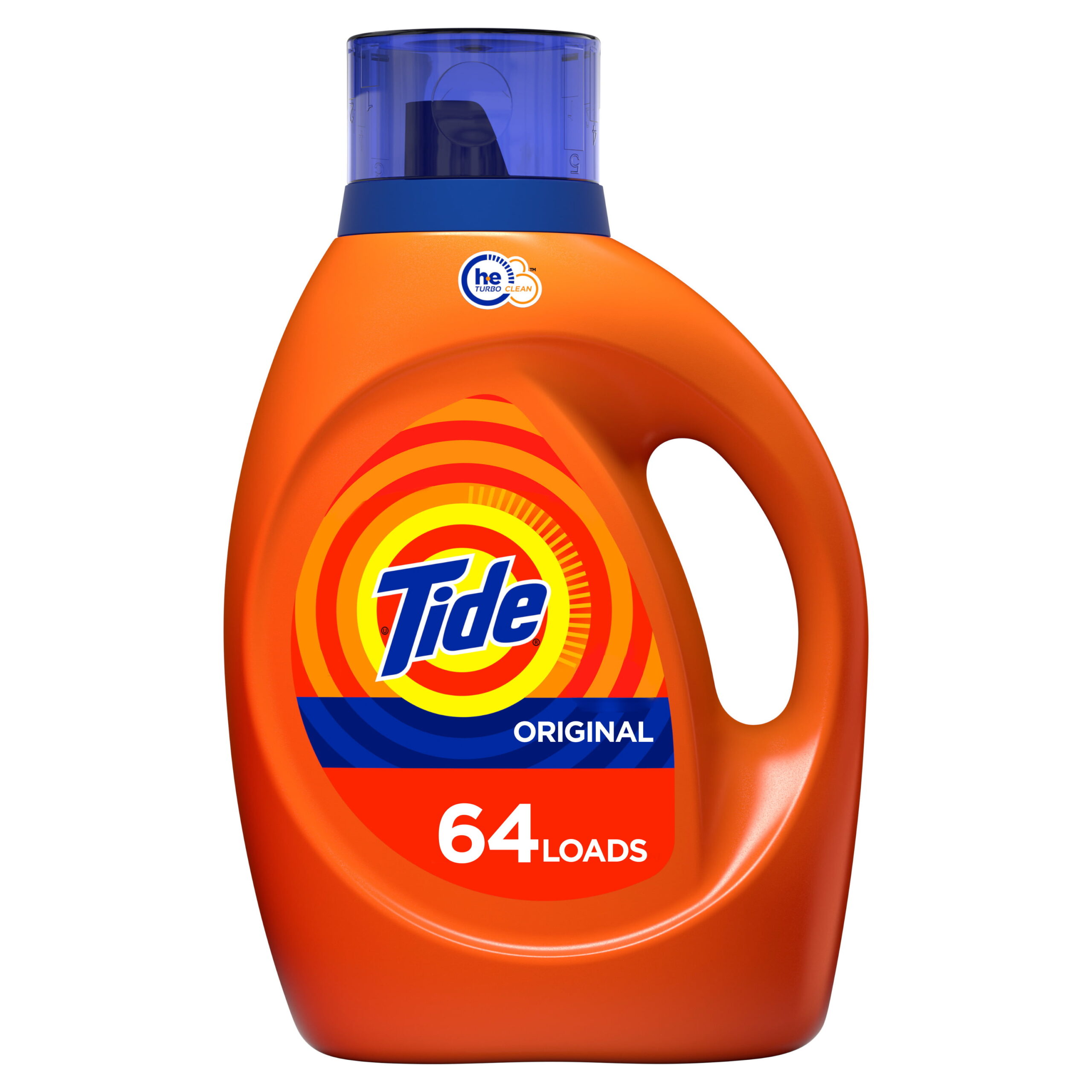 Tide Original HE. 64 Loads Liquid Laundry Detergent. 92 Fluid Ounces