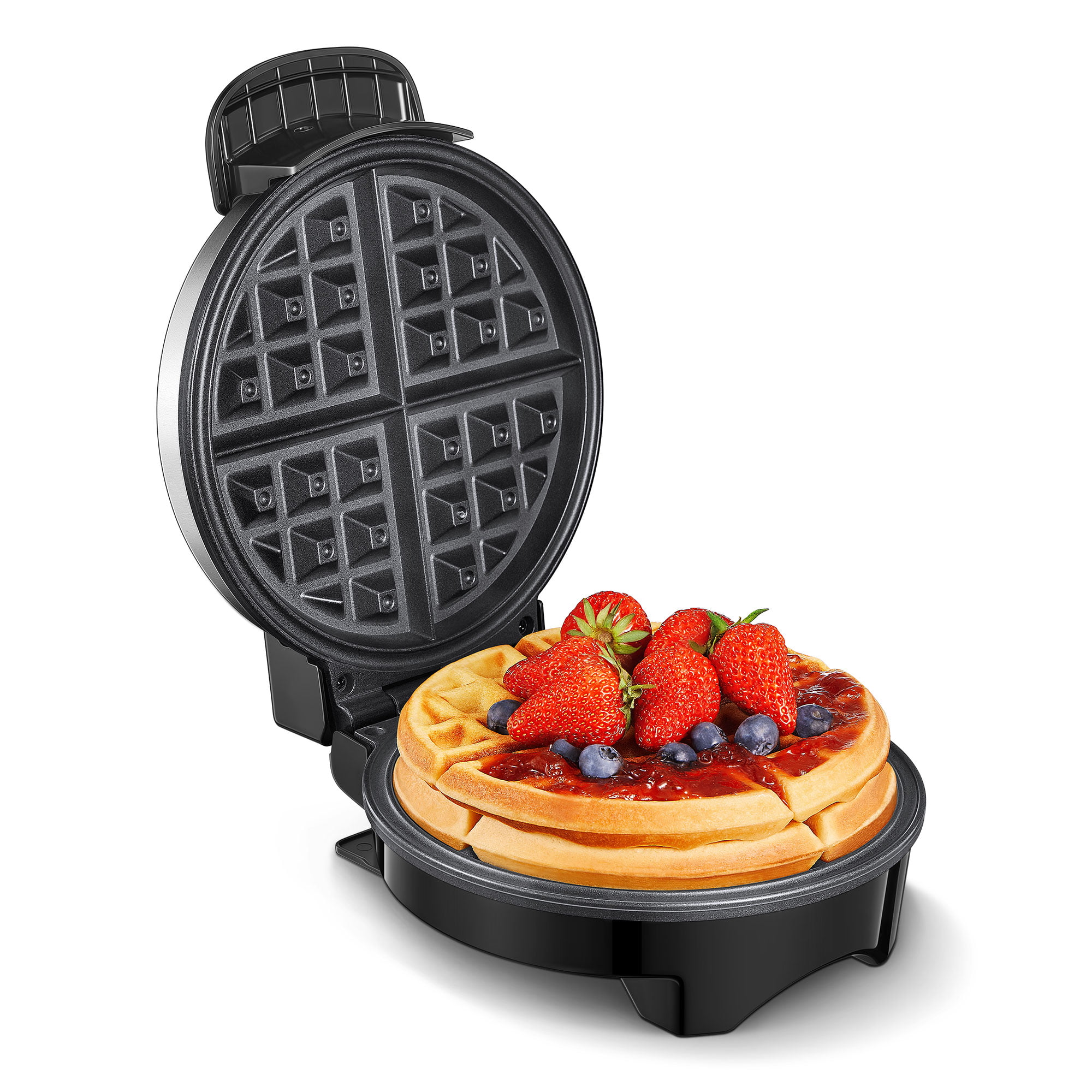 AICOOK Medium Belgian Waffle Maker Iron. 850W. Stainless Steel