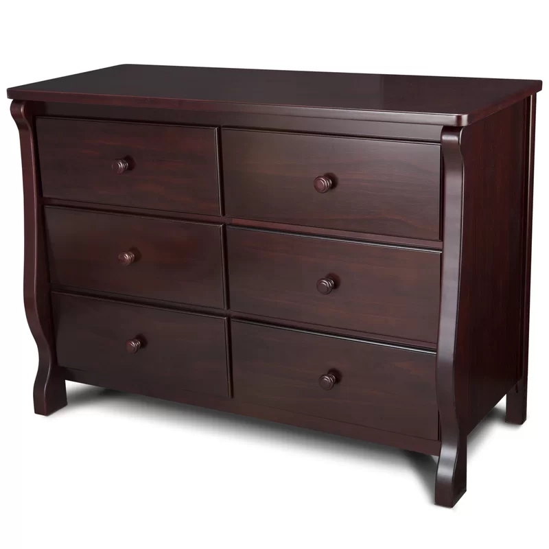 Delta Children 70816-205 Universal 6 Drawer Dresser. Greenguard Gold Certified. Espresso