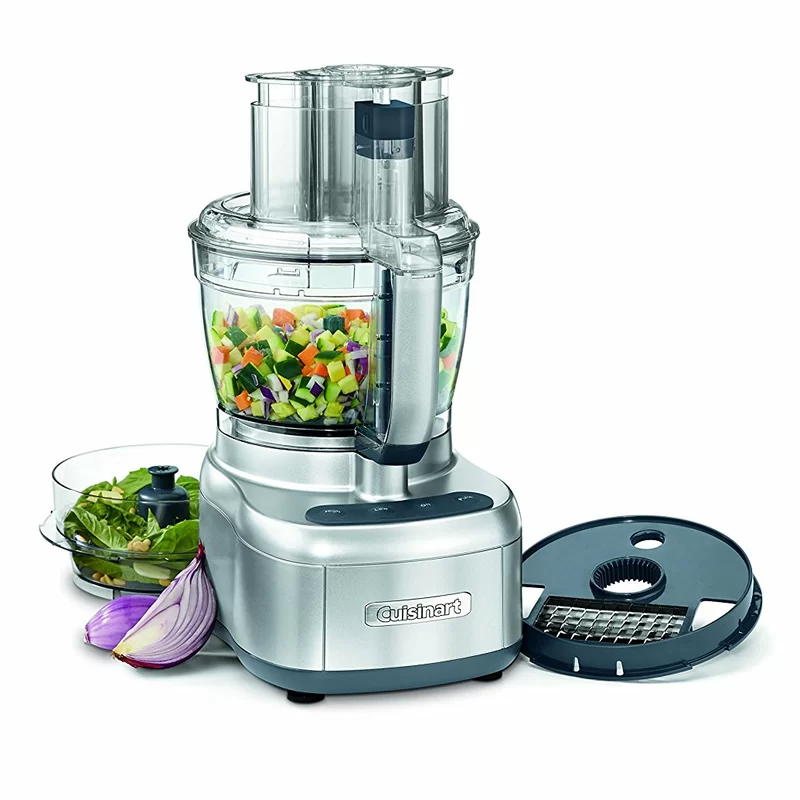 Cuisinart FP-13DSV Elemental Small Food Processor. 13-Cup. Silver