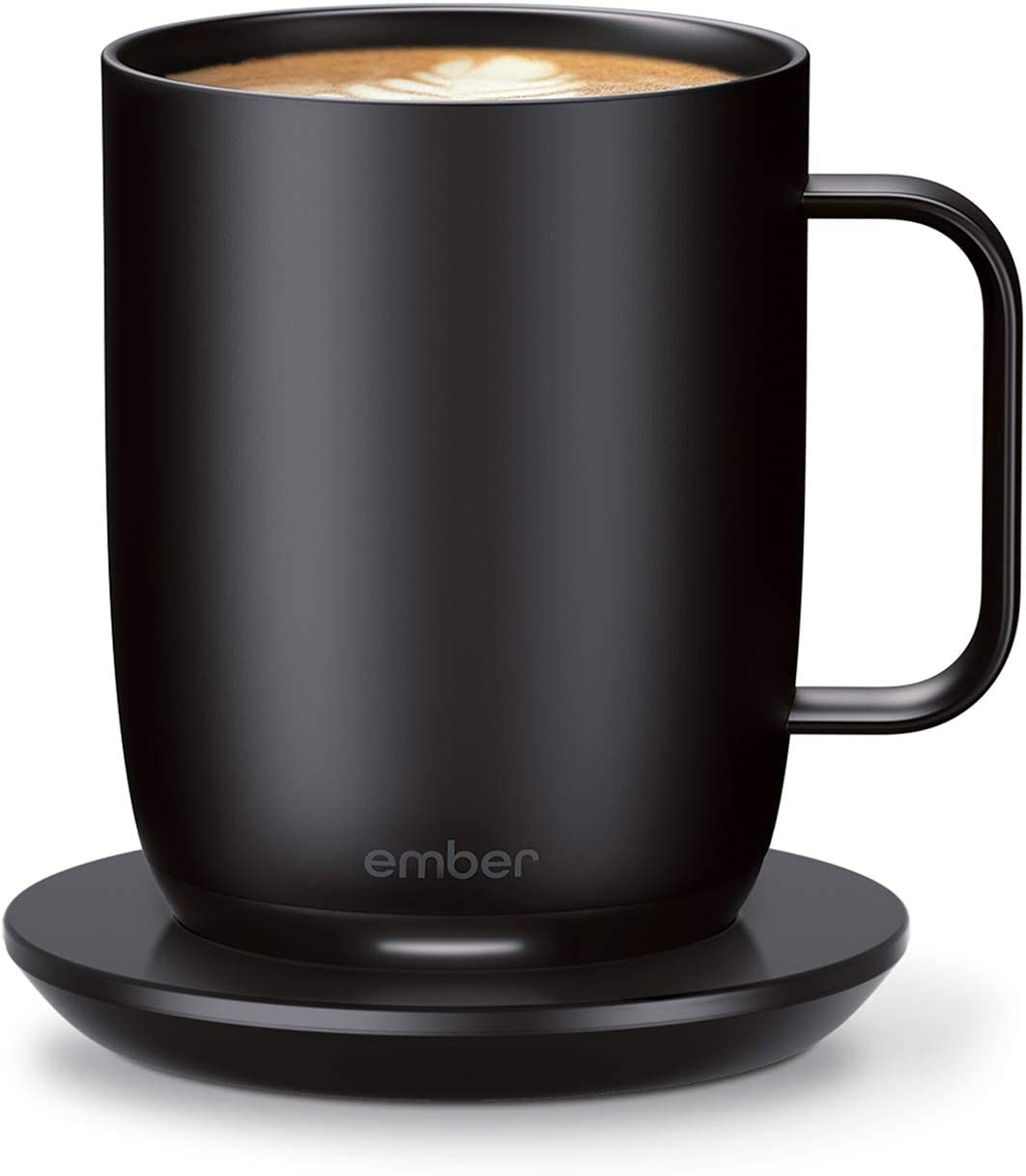 Ember Temperature Control Smart Mug 2. 14 oz. Black. 80 min. Battery Life - App Controlled Heated Coffee Mug - Improved Design