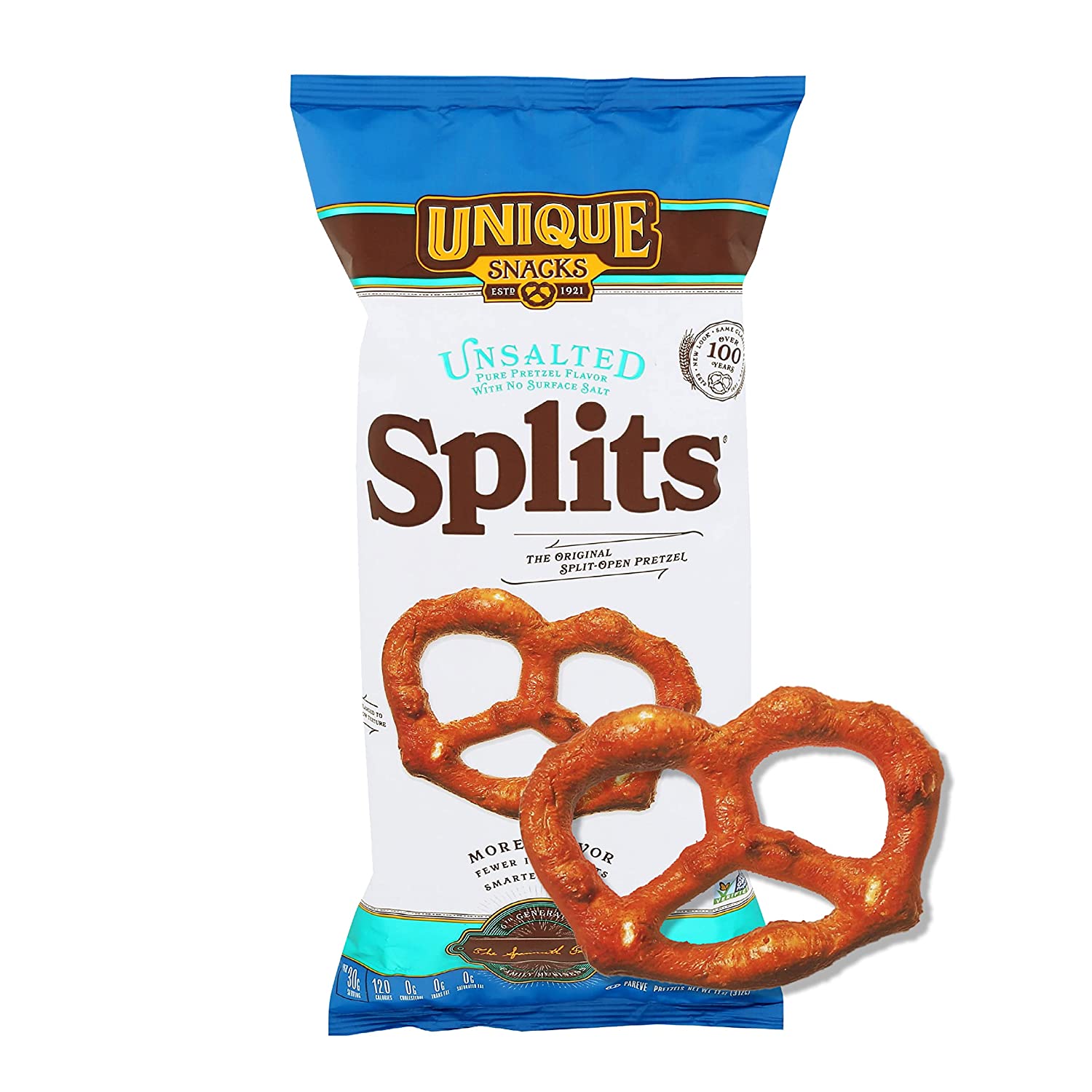 Unique Snacks Unsalted Splits. Delicious. Vegan. Homestyle Baked. Certified OU Kosher and Non-GMO. 11 Ounce Bag (Pack of 3)