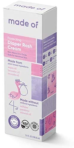 Organic Diaper Rash Cream by MADE OF – NSF Organic Baby Diaper Cream
