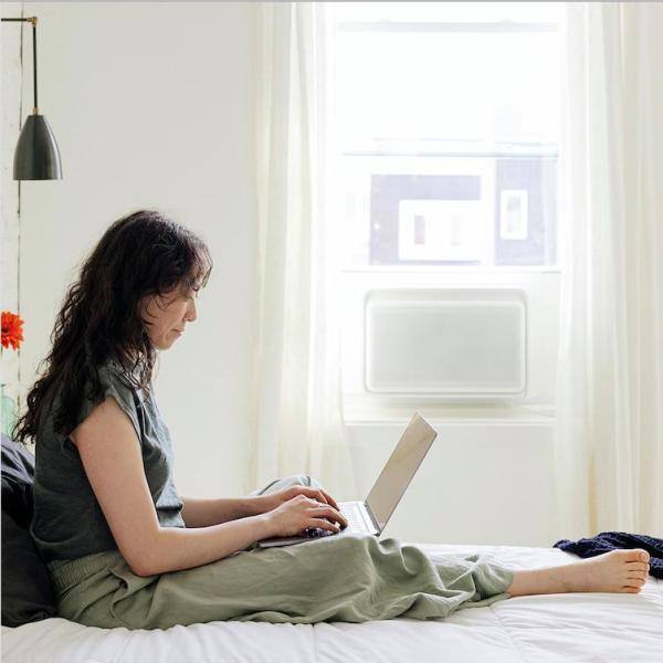 Windmill W1W12 6.000 (DOE) BTU 115 Volts Quiet/ECO/Smart Window Air Conditioner with Wi-Fi/App Remote and Easy Install No Pre-Assembly