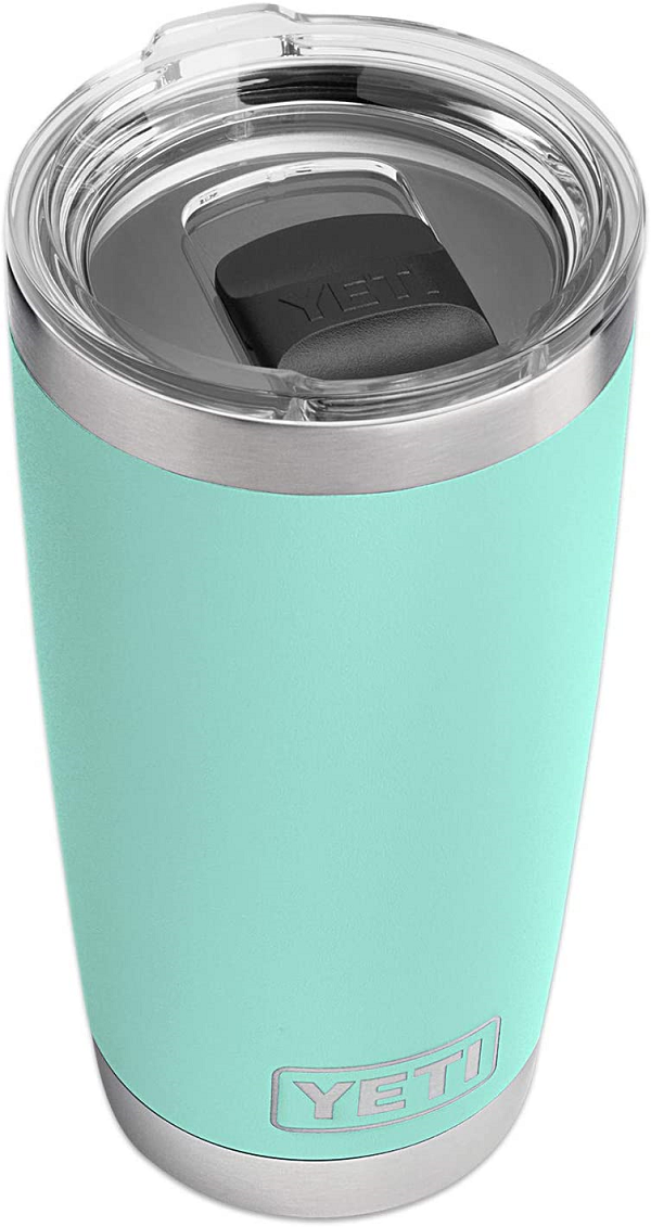 YETI Rambler 20 oz Tumbler. Stainless Steel. Vacuum Insulated . Seafoam