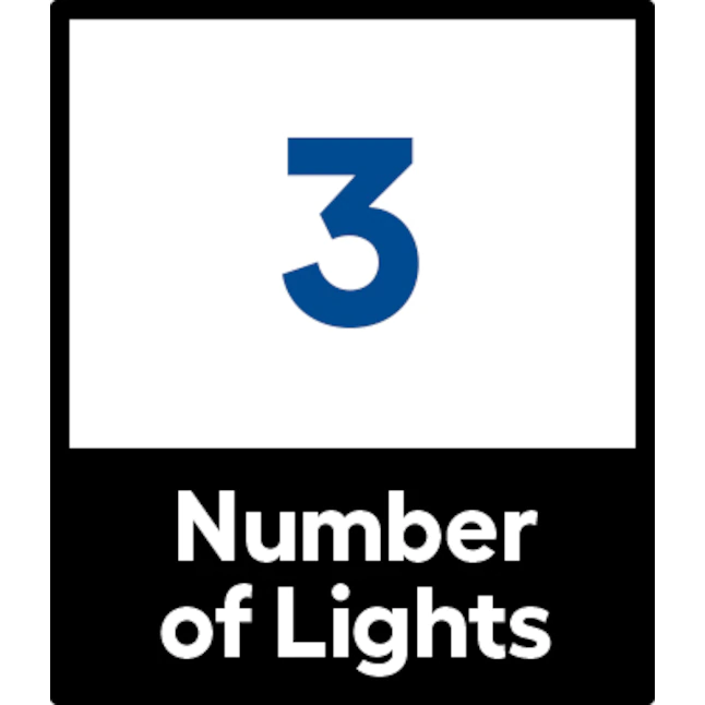 Globe Electric  Annecy 3-Light 13-in Oil Rubbed Bronze Semi-flush Mount Light