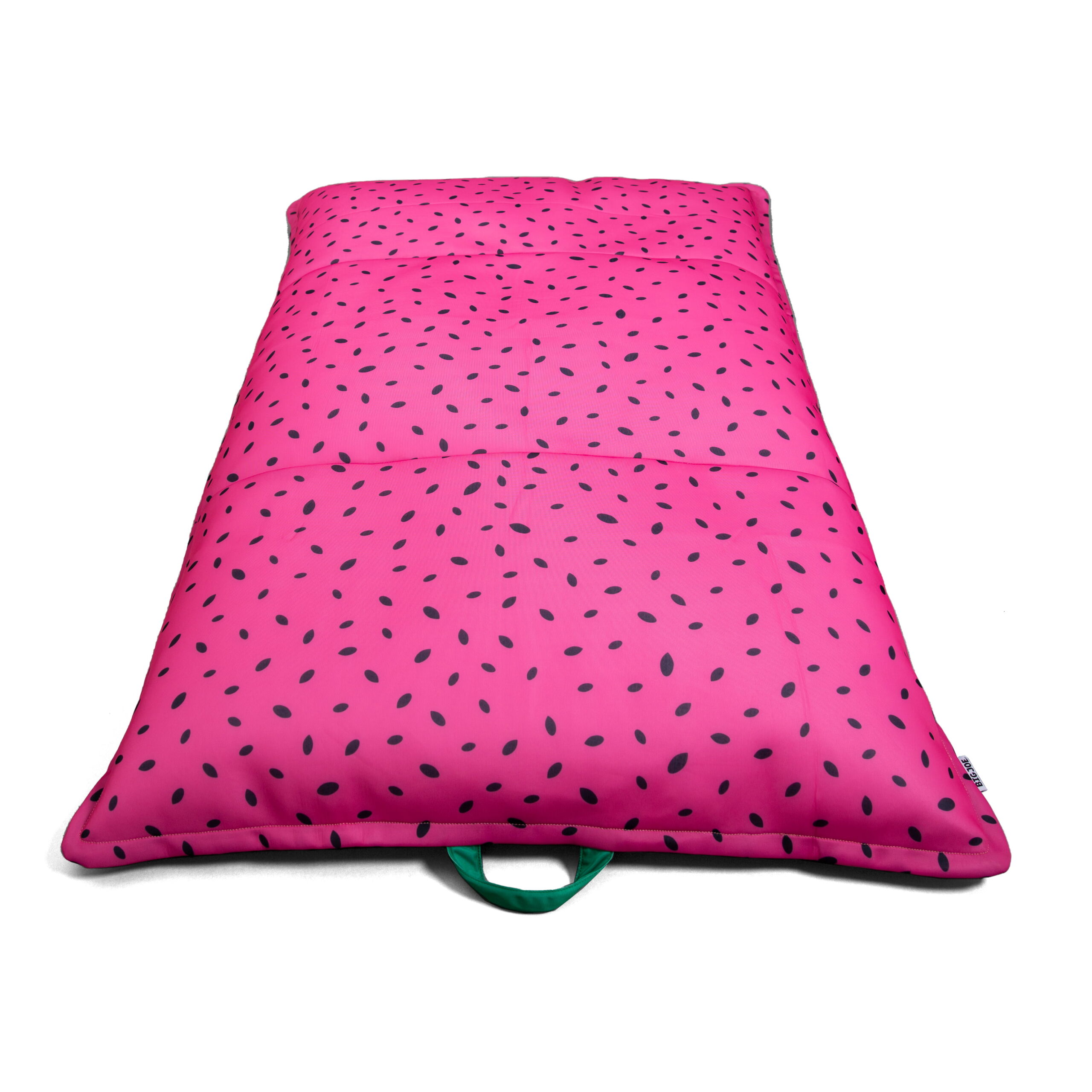 Big Joe Lagoon Lounger No Inflation Needed Pool Float. Summer Melon Double Sided Mesh. 5ft Giant