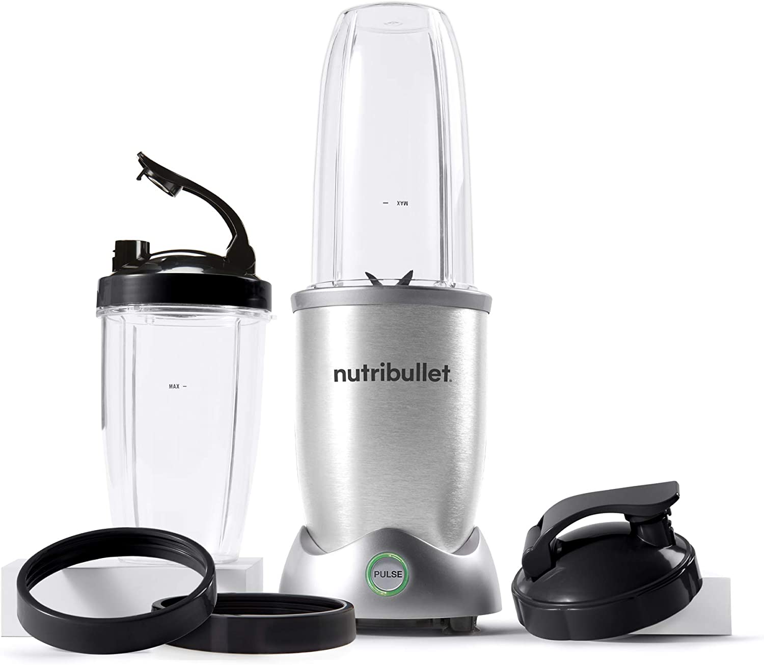 NutriBullet N12-1001 10pc Single Serve Blender. Includes Travel Cup. One Size. Gray