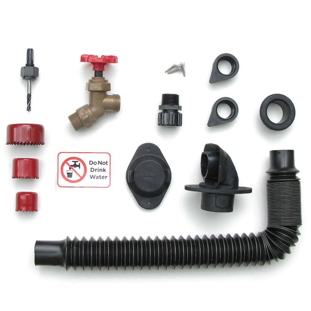 EarthMinded RS45-TC RainStation 45 Gal. Terracotta Rain Barrel with Diverter