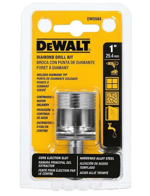 DeWalt 1 in x 2-1/4 in Diamond Tipped Tile Drill Bit