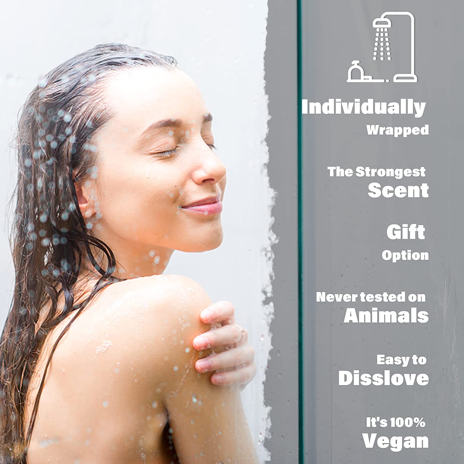 Aromatherapy Shower Steamers Christmas Gifts Set - Imazing 8 Pcs Bath Bombs