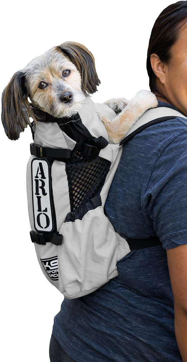 K9 Sport Sack Air 2 Forward Facing Dog Carrier Backpack. Light Grey