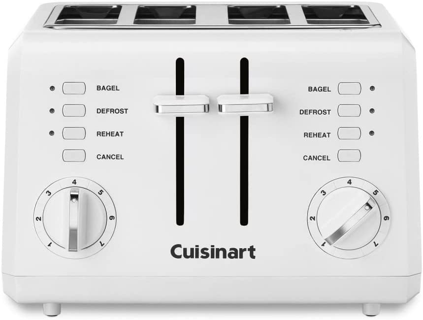 Cuisinart CPT-142P1 4-Slice Compact Plastic Toaster. White