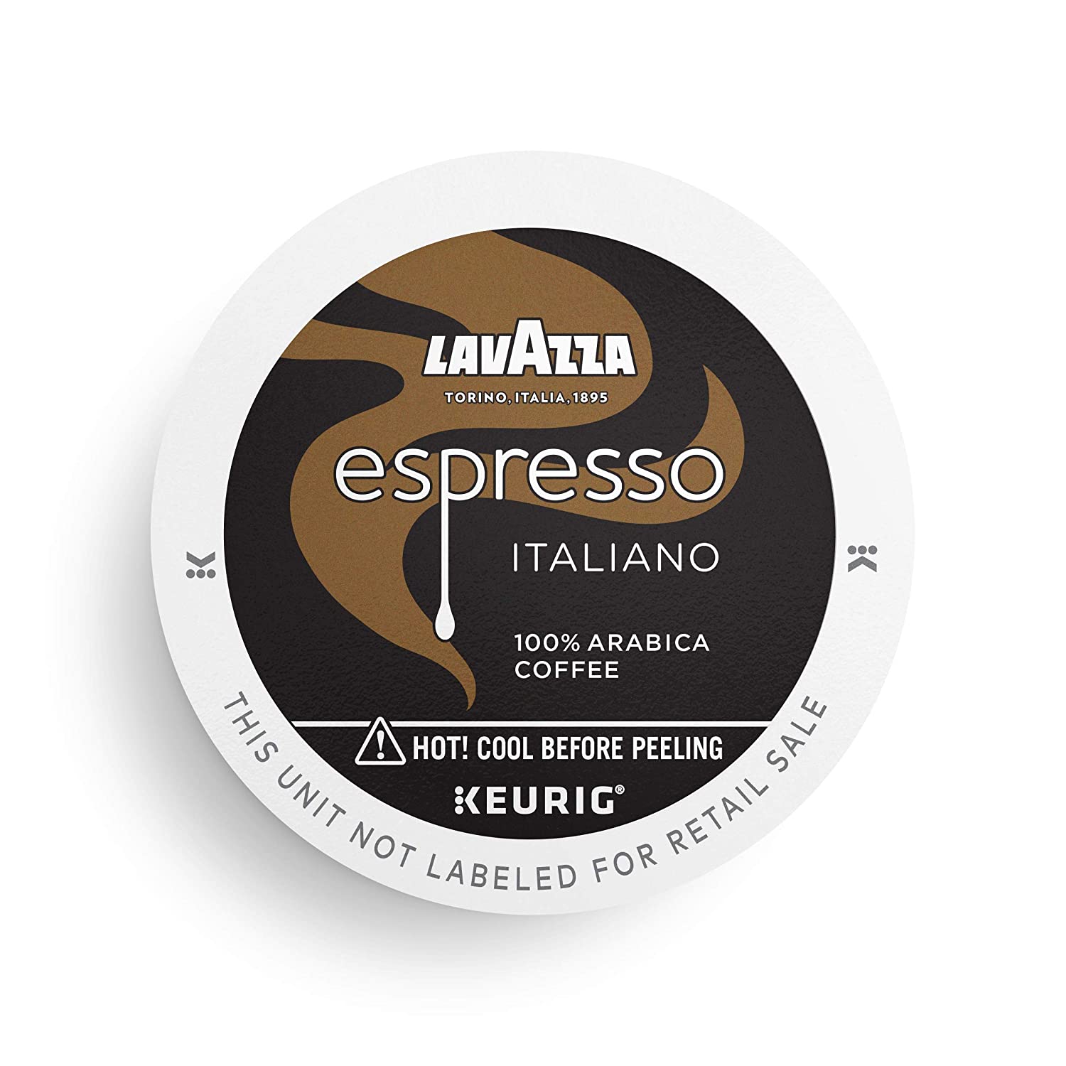 Lavazza SingleServe Coffee K-Cups for Keurig Brewer. Espresso Italiano. 40 Count Authentic Italian. 100% Arabica. Medium roast with intense. aromatic flavor