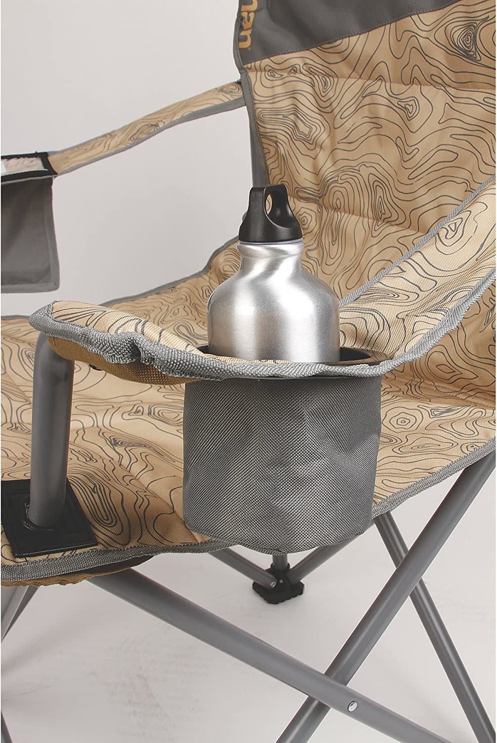 Coleman Big-N-Tall Quad Camping Chair. Tan/Brown