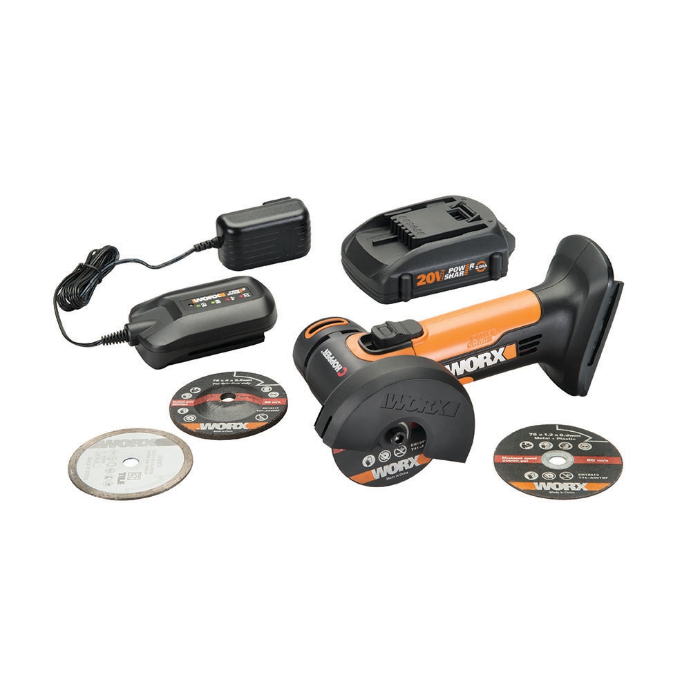 WORX 20-volt Max 3-1/2-in Cordless Multi-Circular Saw (1-Battery & Charger Included)