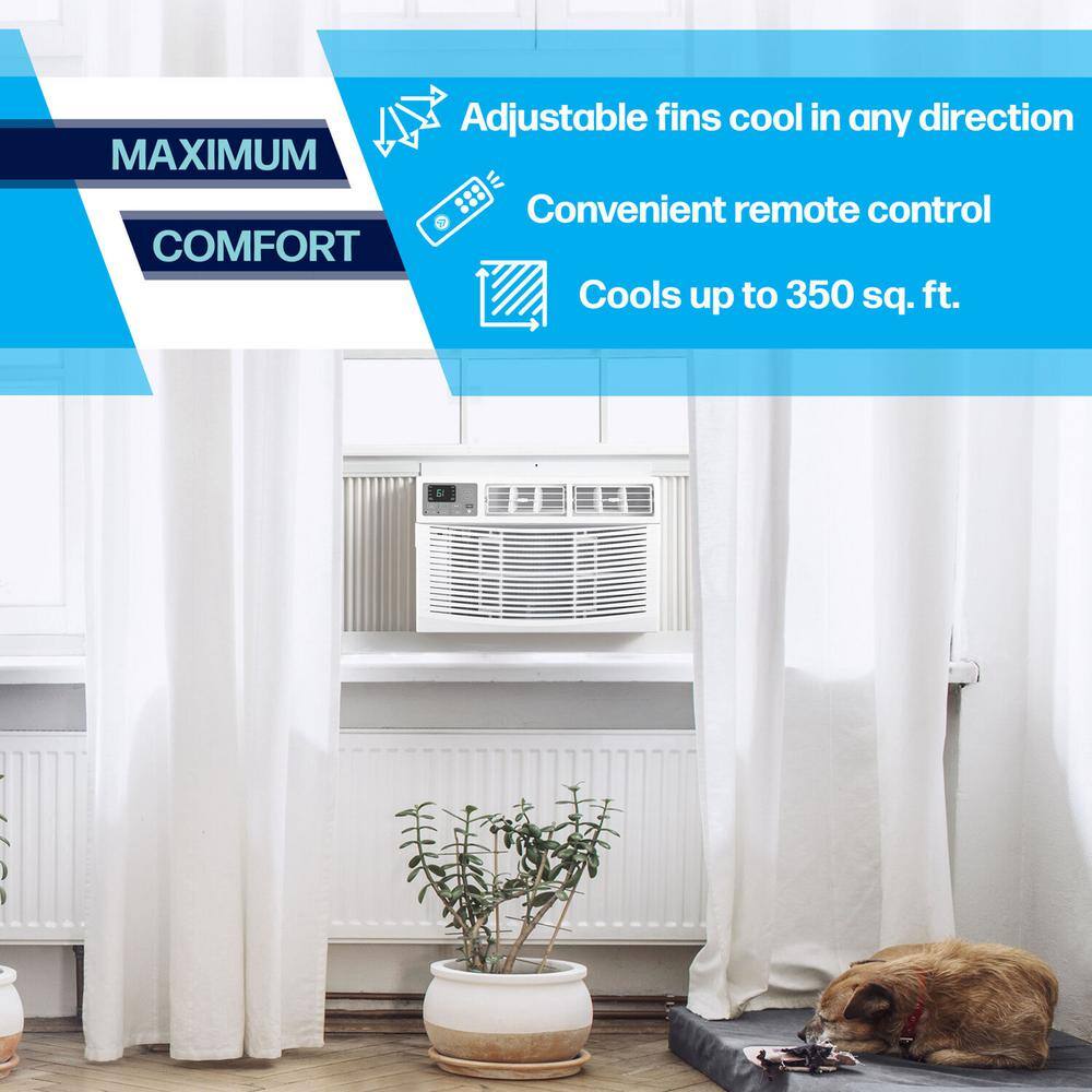 Arctic Wind  350 sq. ft. 8.000 BTU Window Air Conditioner with Heat. 2AWH8000A. in White