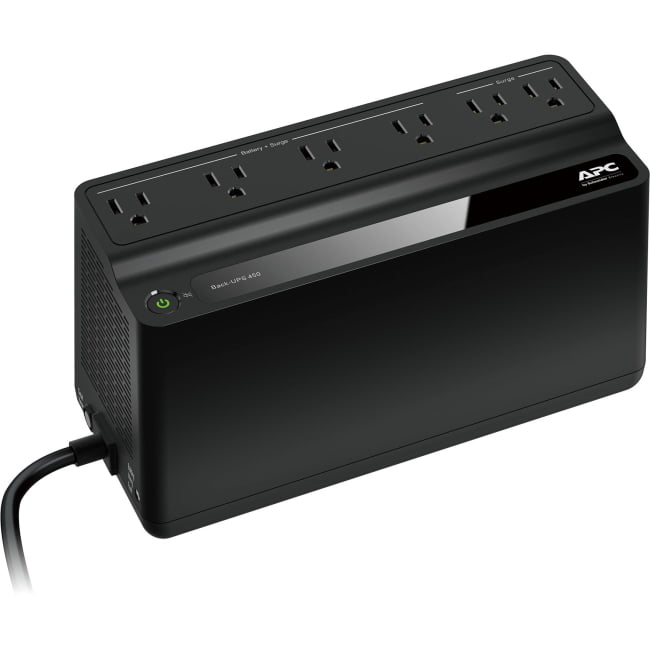 APC UPS 450VA Battery Backup Surge Protector. BN450M Backup Battery Power Supply