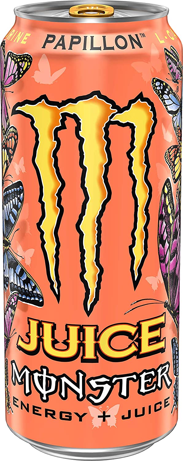 Monster Energy Juice Monster. Energy + Juice. Papillon. 16 Fl Oz (Pack of 24)