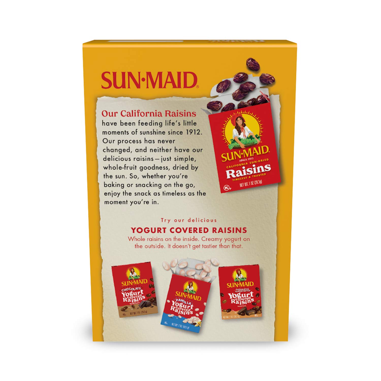 Sun Maid California Golden Raisins. 15-Ounce Boxes (Pack - 4)