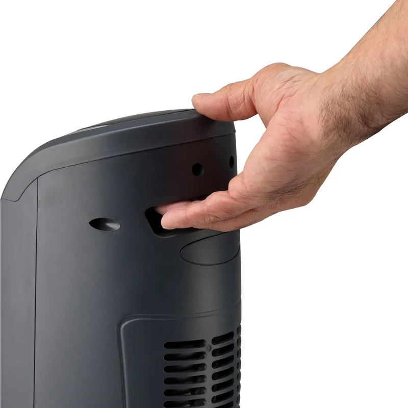 Lasko 5160 Tower 23 in. 1500-Watt Electric Ceramic Oscillating Space Heater with Digital Display and Remote Control