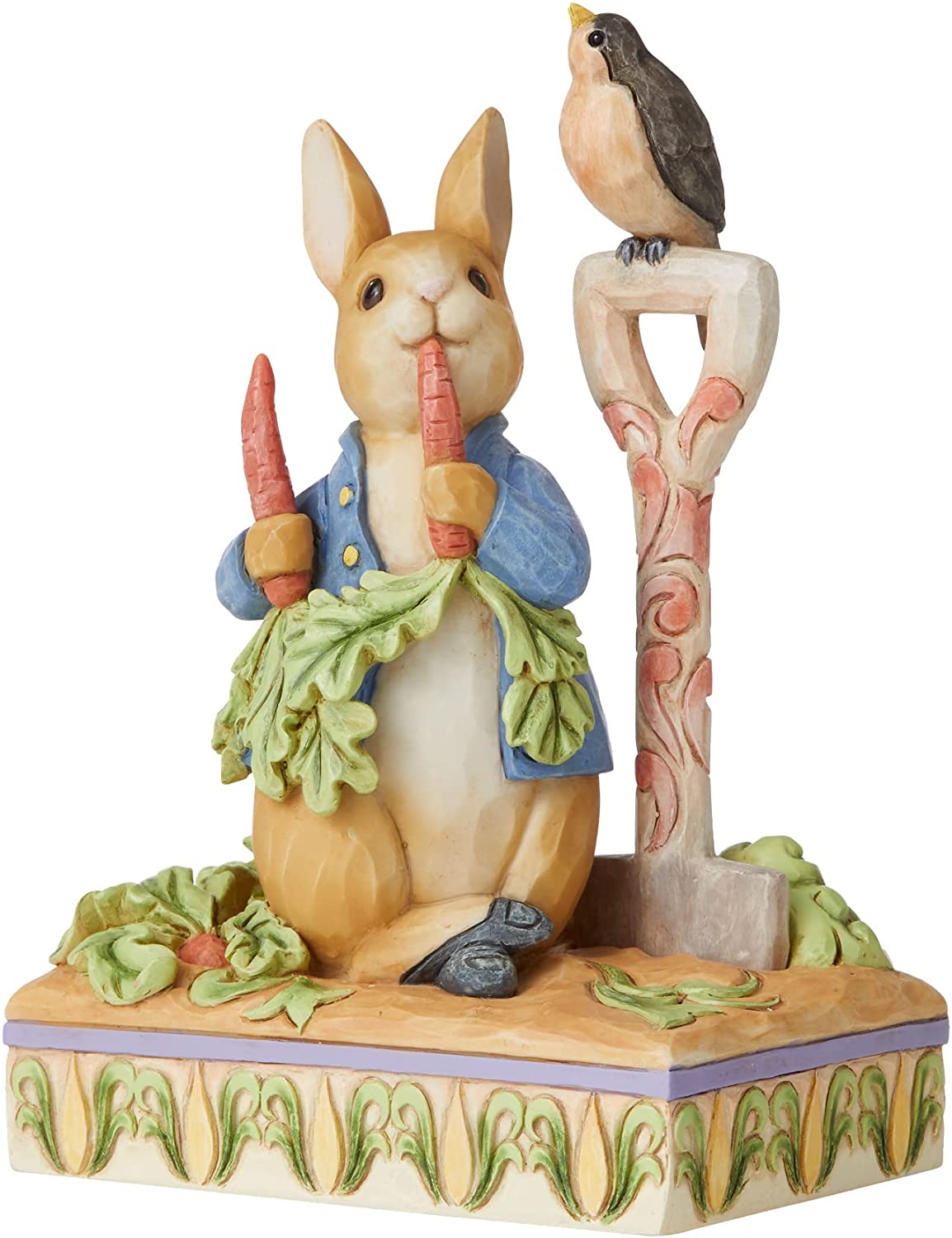 Enesco Jim Shore Heartwood Creek Peter Rabbit in Garden Figurine