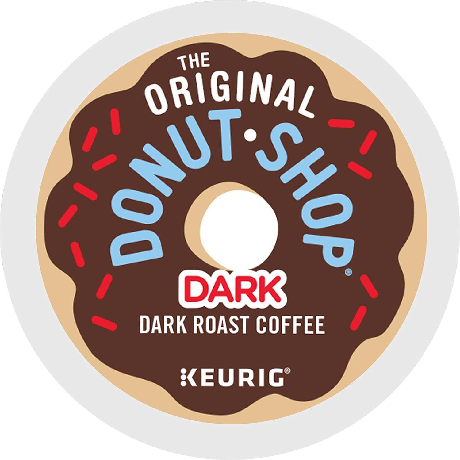 The Original Donut Shop Dark Coffee. Keurig Single-Serve K-Cup Pods. Dark Roast. 32 Count