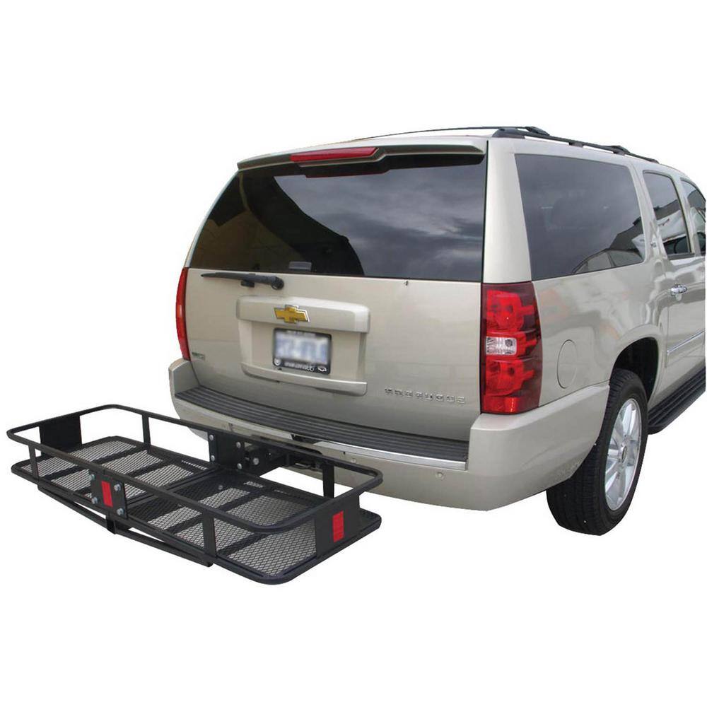 Erickson 07495 500 lb. Capacity 60 in. x 20 in. Steel Hitch Cargo Carrier for 2 in. Receiver