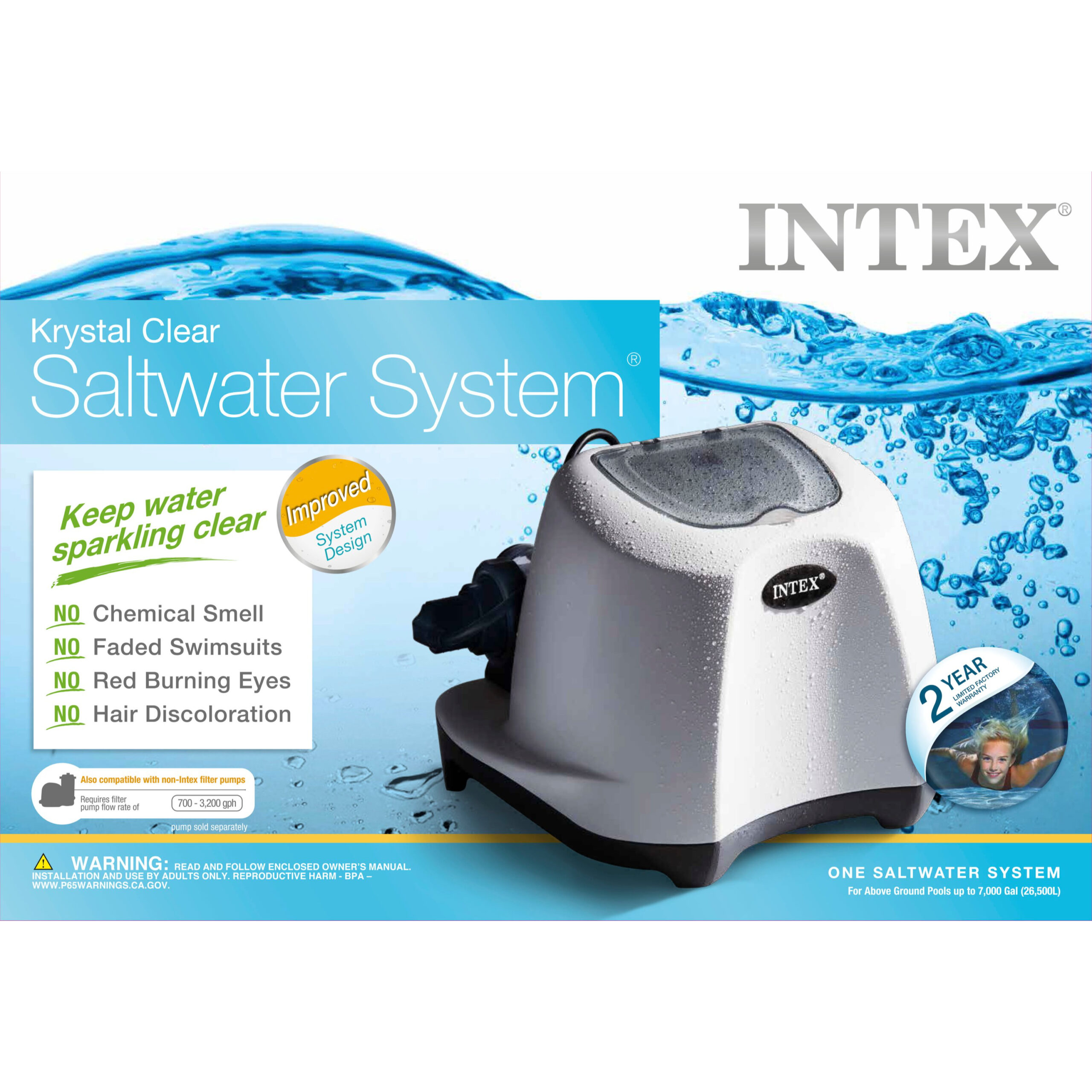 Intex - 120V Krystal Clear Saltwater System CG-26667