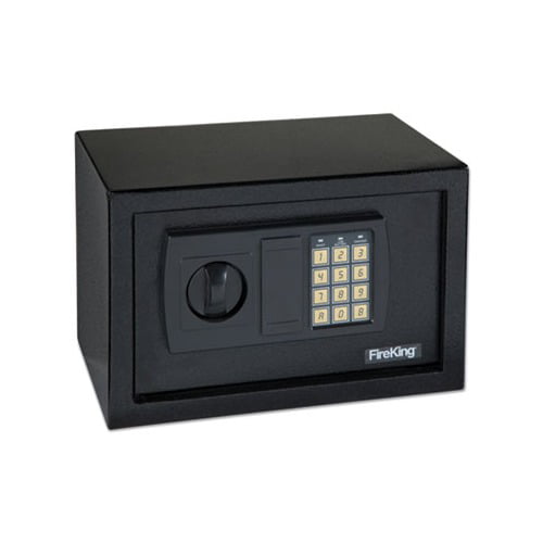 FireKing 0.3 cu. ft. Personal Safe with Digital Lock. HS1207 Light Gray