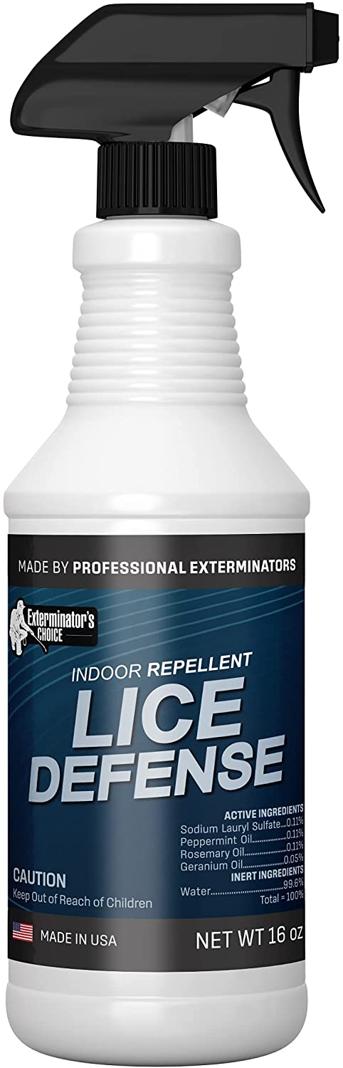 Exterminators Choice Lice Spray - 16 Ounce - Repels Lice