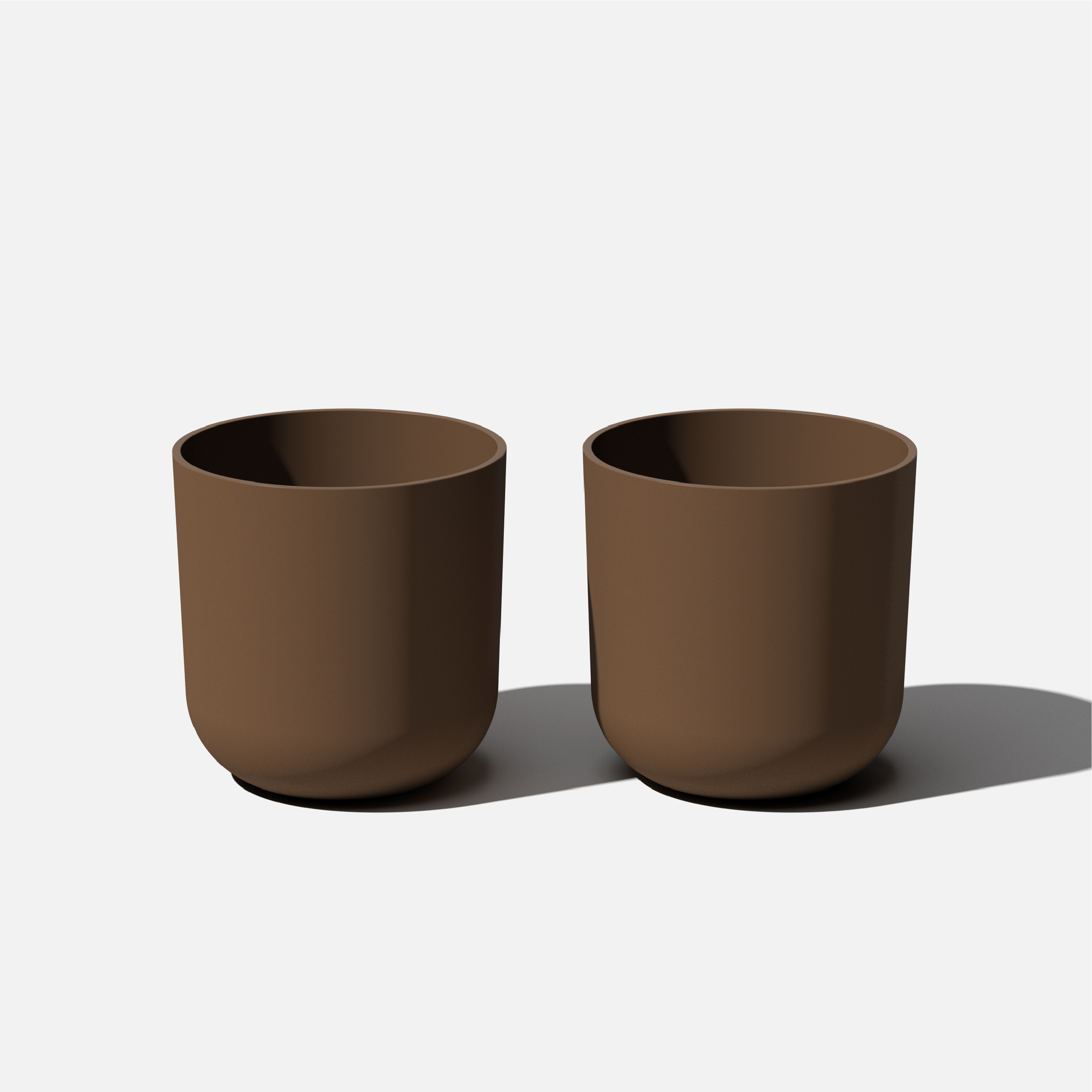 Veradek Pure Series Kona 15″ Espresso Planter 2 Pack