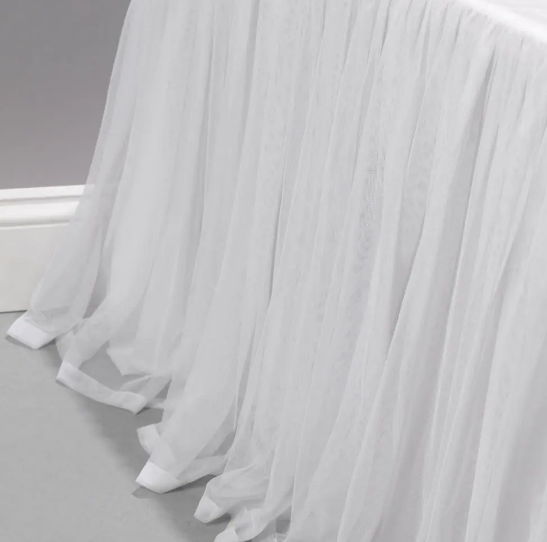Couture Dreams Whisper White Queen Bed Skirt