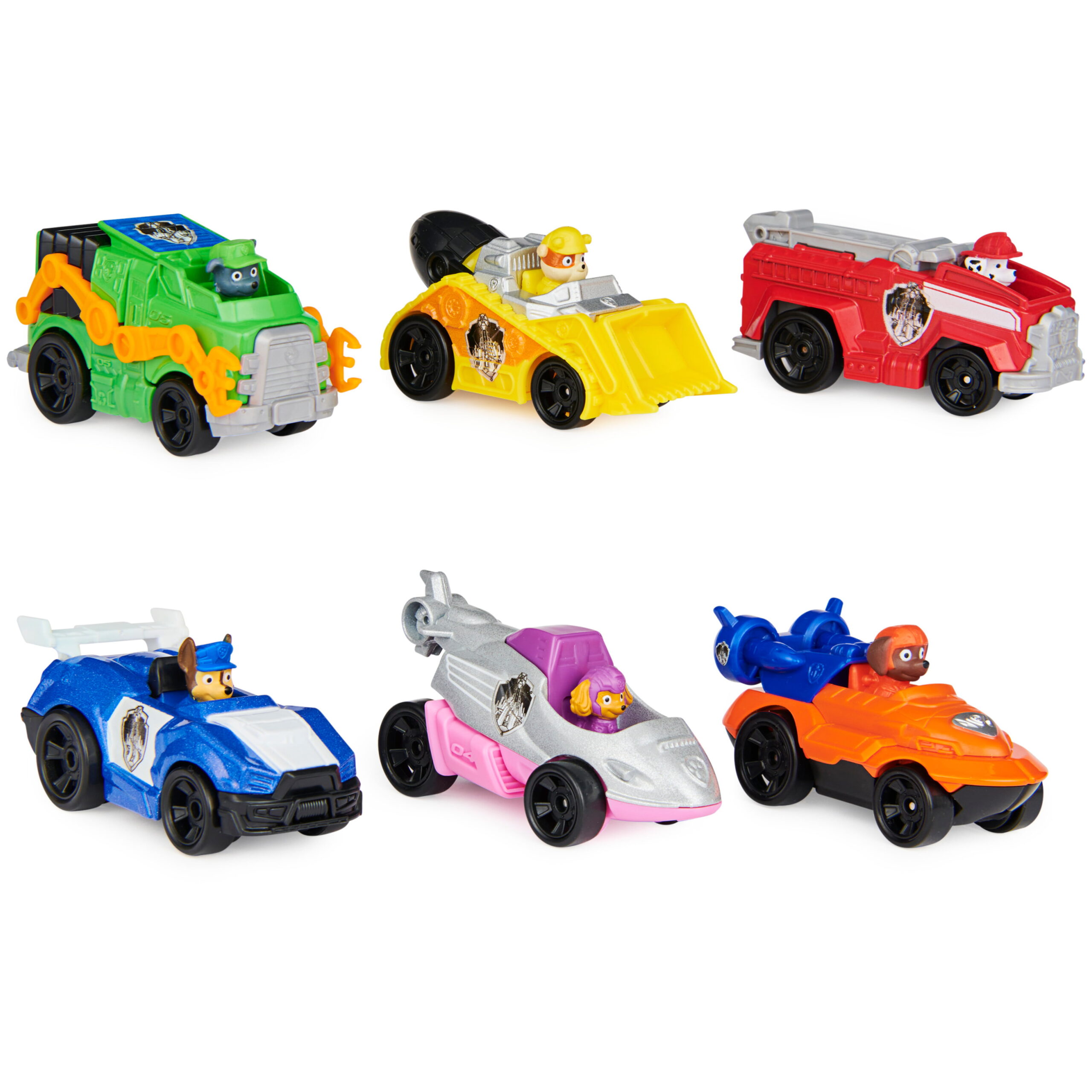 PAW Patrol. True Metal Movie Gift Pack with 6 Vehicles. 1:55 Scale