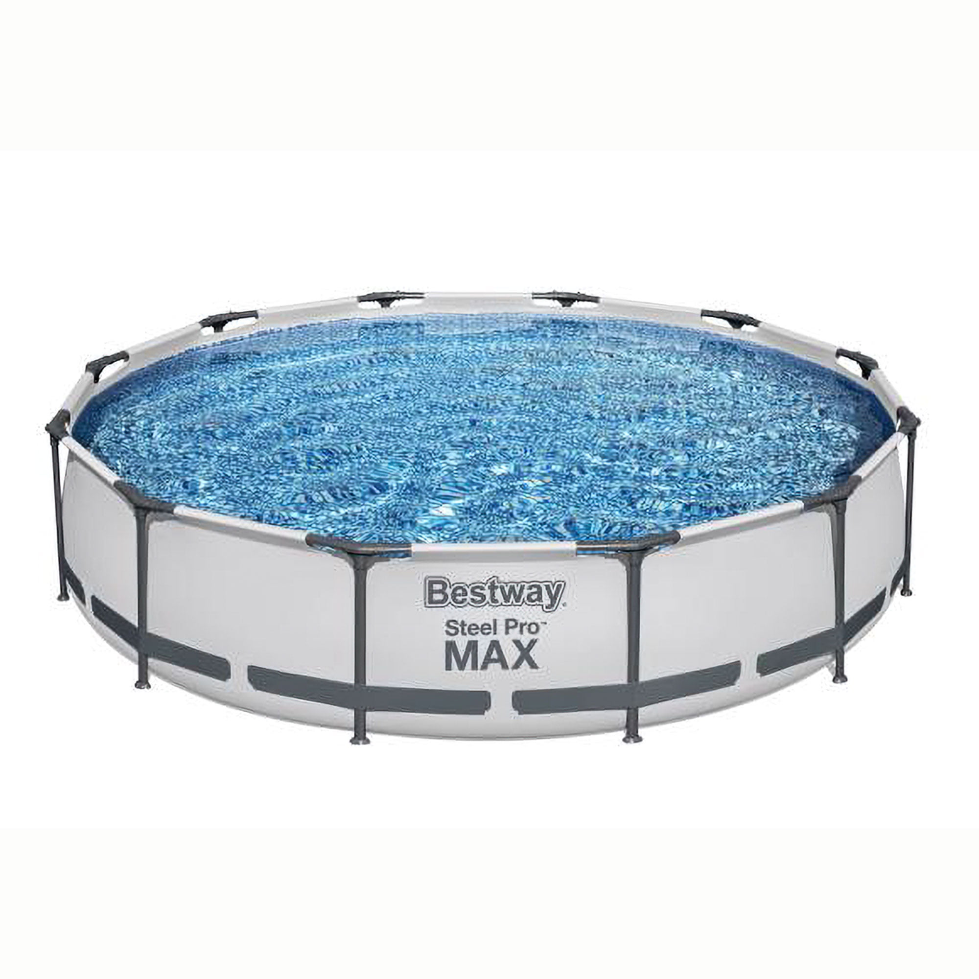 Bestway Steel Pro Max 12′ x 30″ Round Above Ground Pool & Flowclear Cover