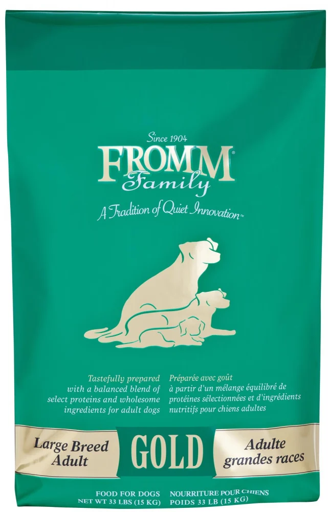 FROMM Gold Large Breed Adult Formula Dry Dog Food.  15-lb