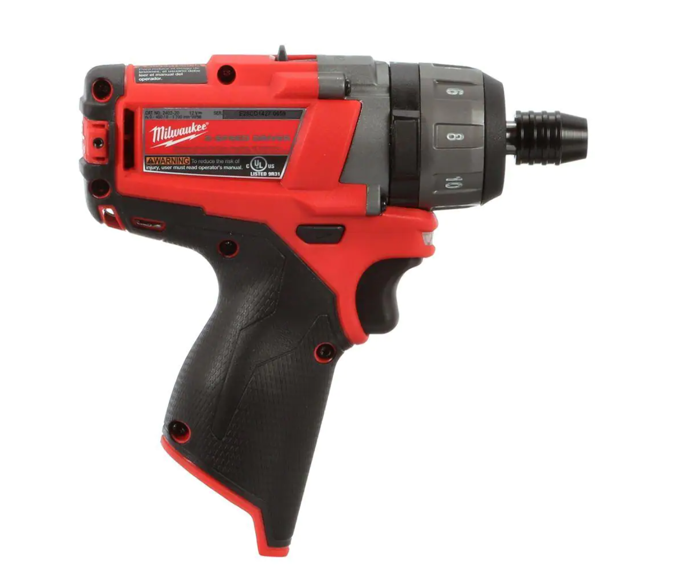 Milwaukee 2402-20 M12 FUEL 12-Volt Lithium-Ion Brushless Cordless 1/4 in. Hex 2-Speed Screwdriver (Tool-Only)