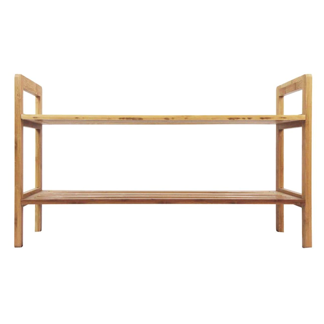 Oceanstar  2-Tier Bamboo Shoe Rack