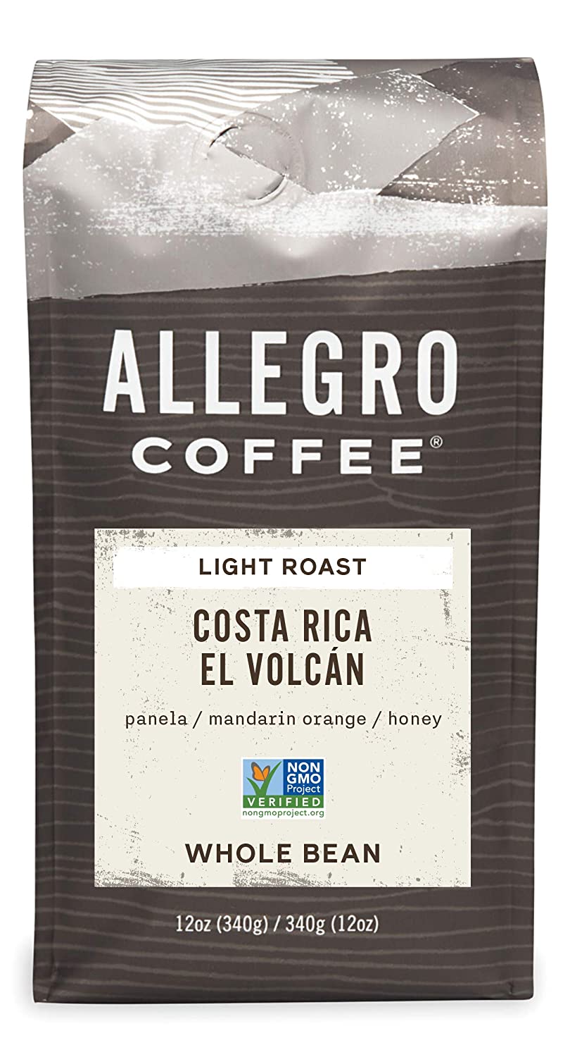 Allegro Coffee. Coffee Costa Rica El Volcan Whole Bean. 12 Ounce