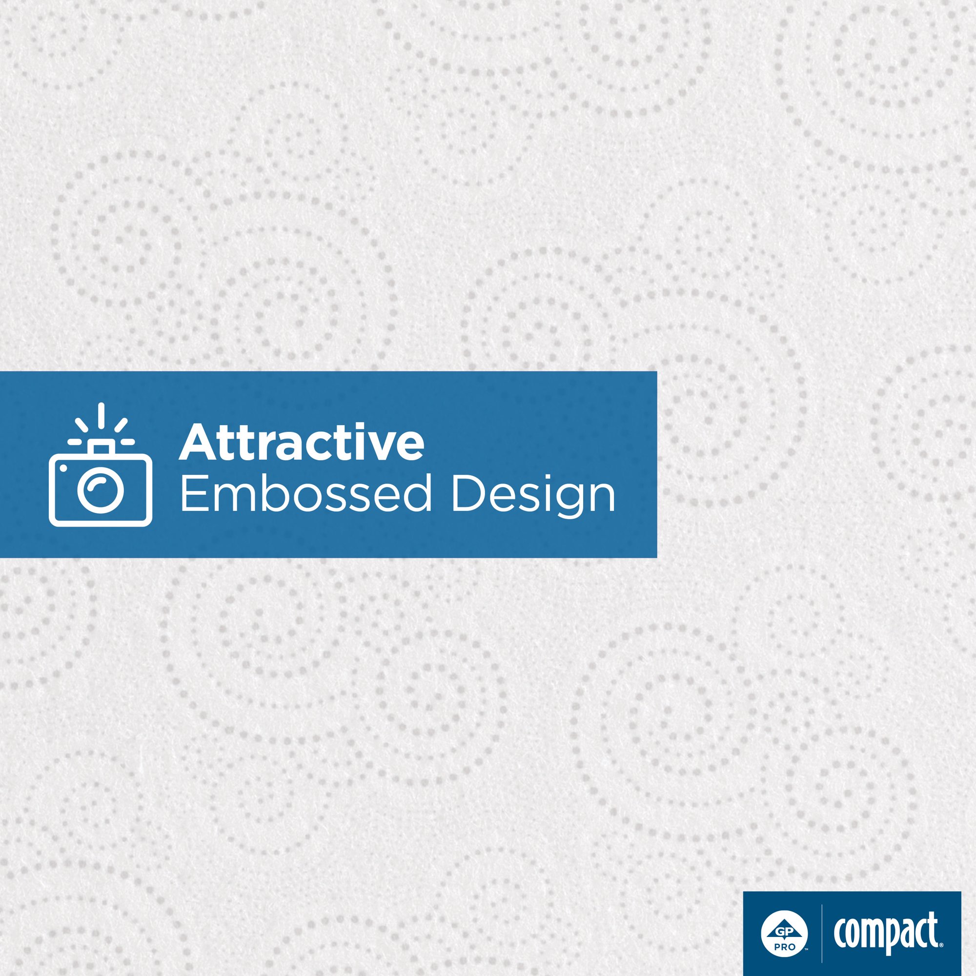 Georgia-Pacific Angel Soft Professional Series Compact Embossed Coreless 2-Ply Toilet Paper. 19371. 750 Sheets per Roll. 36&nbsp;Rolls per Case