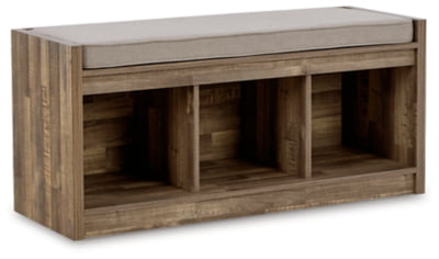 Signature Design by Ashley Gerdanet Storage Bench. Beige/Brown