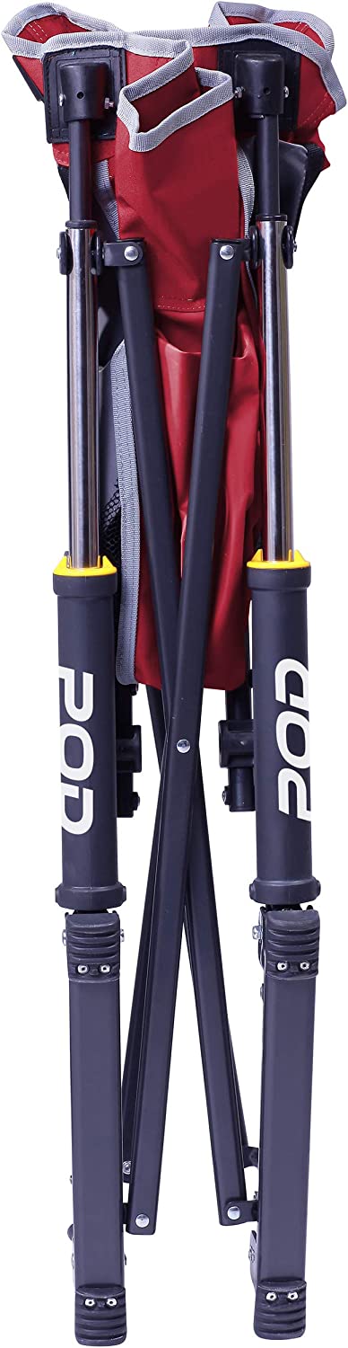 GCI Outdoor Pod Rocker Collapsible Rocking Chair. Red