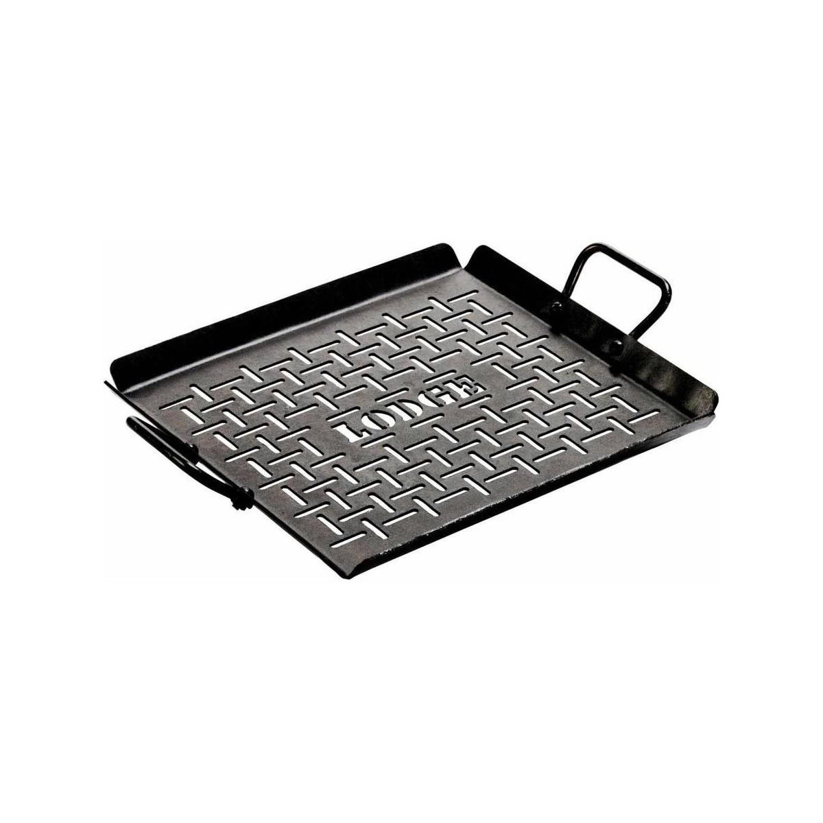 Lodge CRSGP12 13″ x 12″ Seasoned Carbon Steel Grilling Pan