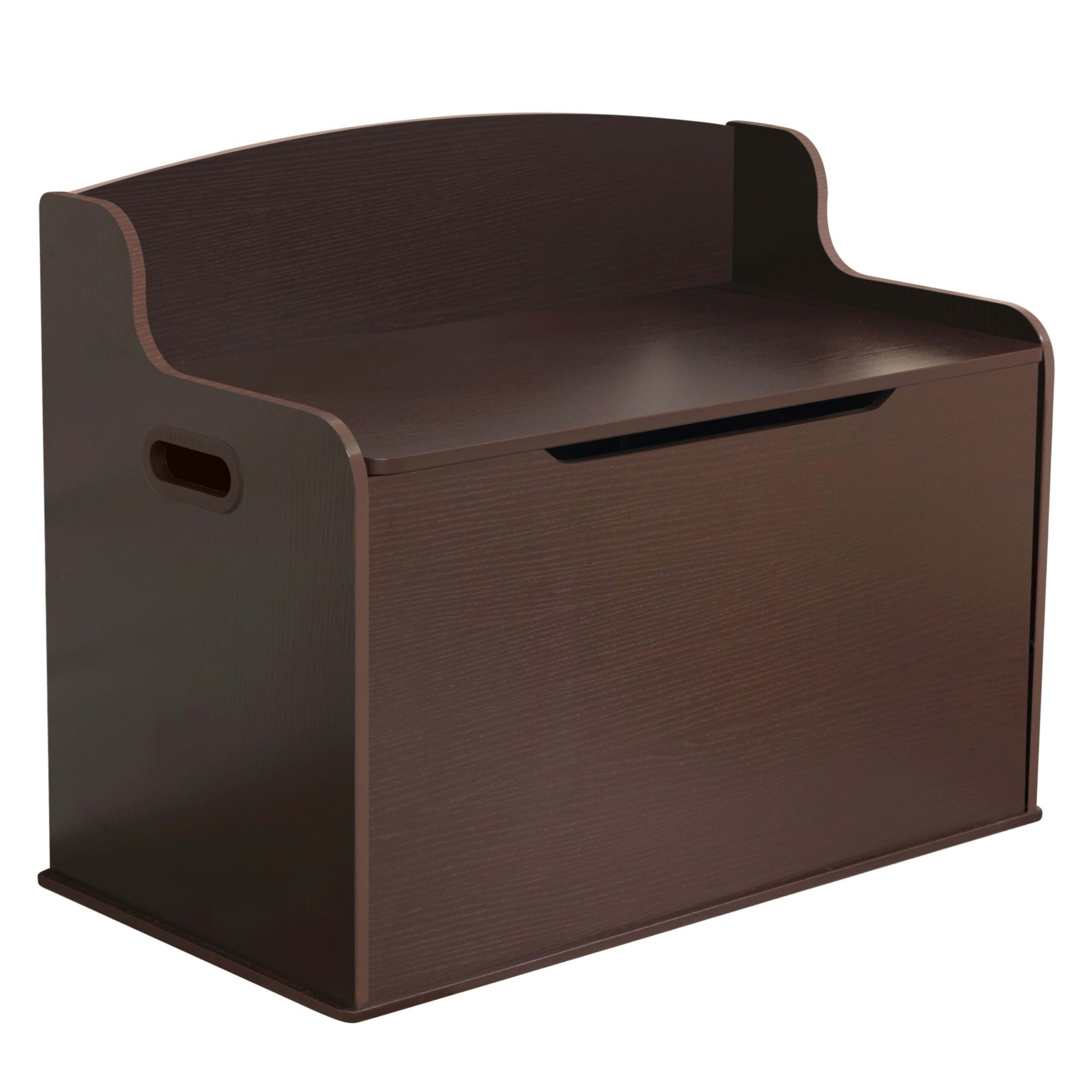 KidKraft Fill with Fun Wooden Toy Box with Safety Hinges. Espresso