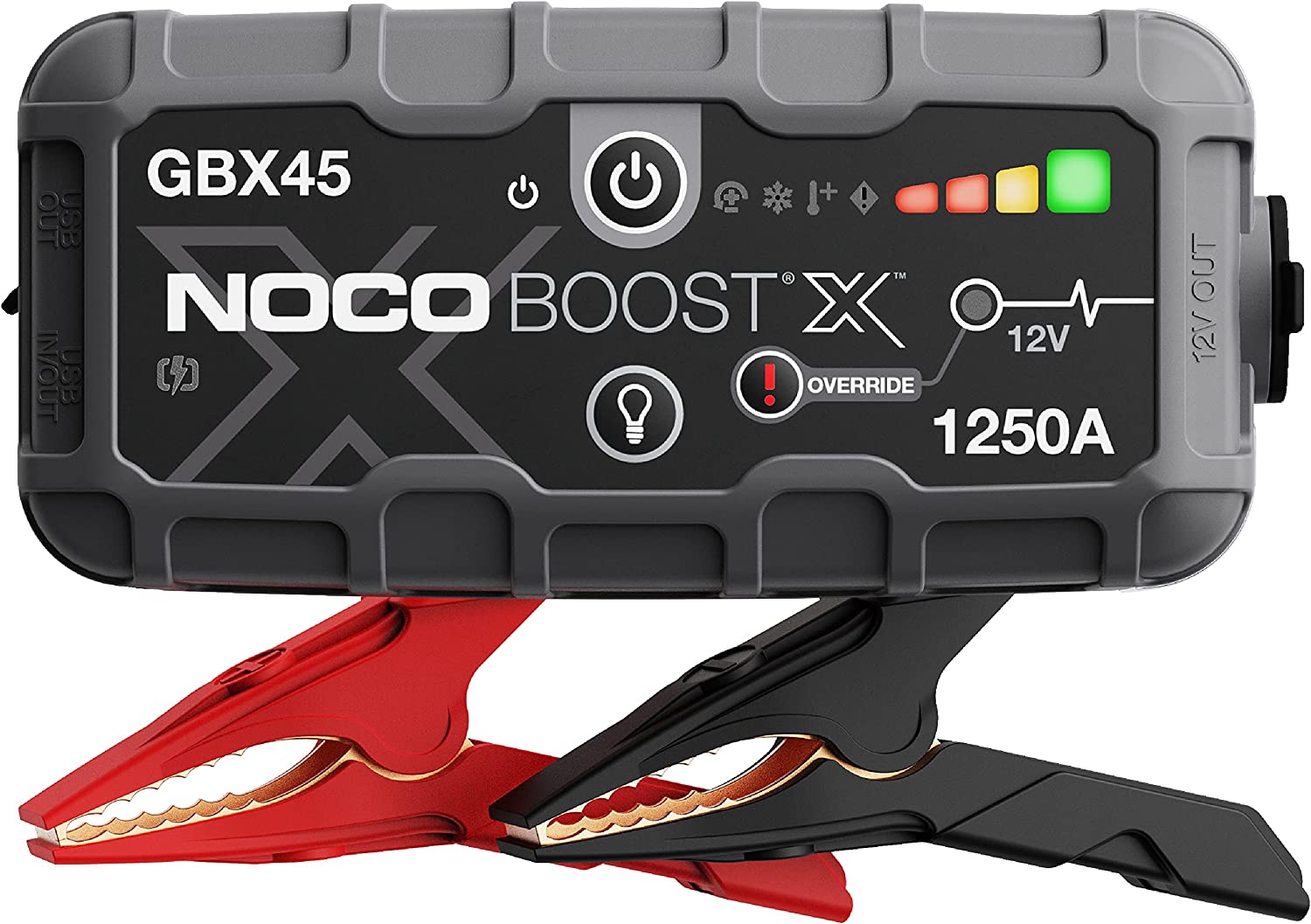 NOCO Boost X GBX45 1250A 12V UltraSafe Portable Lithium Jump Starter. Car Battery Booster Pack