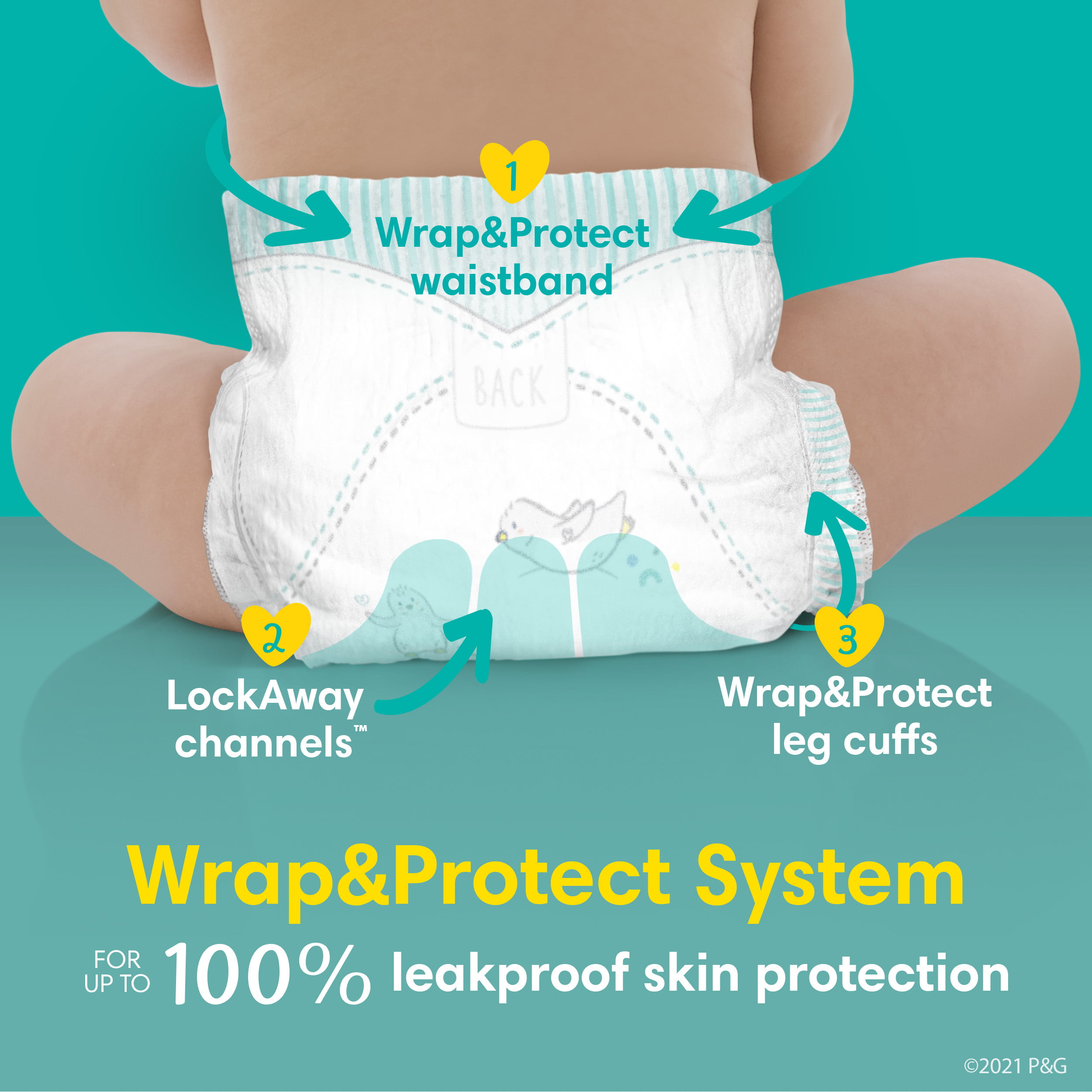 Pampers Swaddlers Diapers Size 5 132 Count