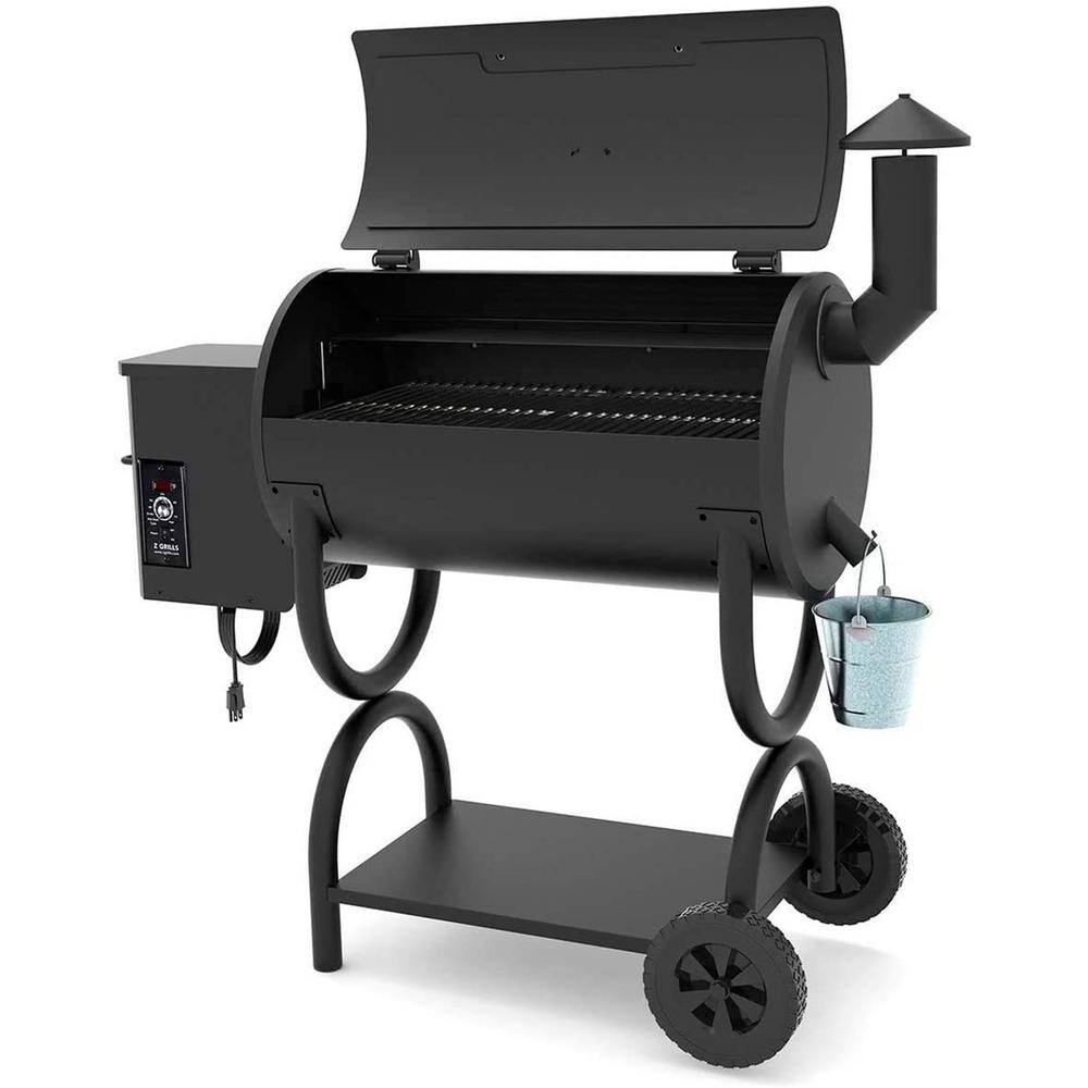 Z GRILLS ZPG-550B 538 sq. in. Pellet Grill and Smoker. Black
