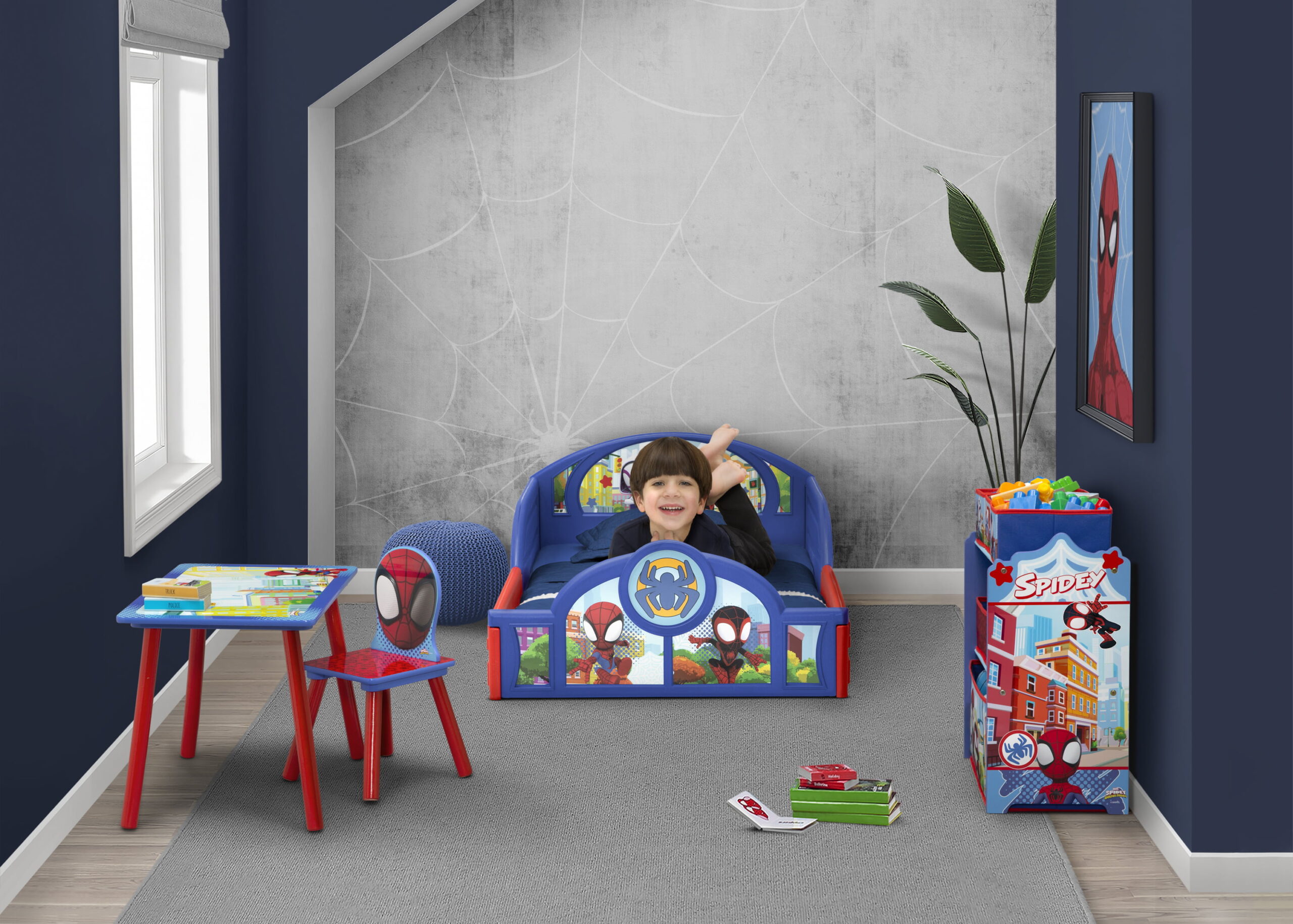Marvel Spidey and His Amazing Friends 4-Piece Room-in-a-Box - Toddler Bedroom Set